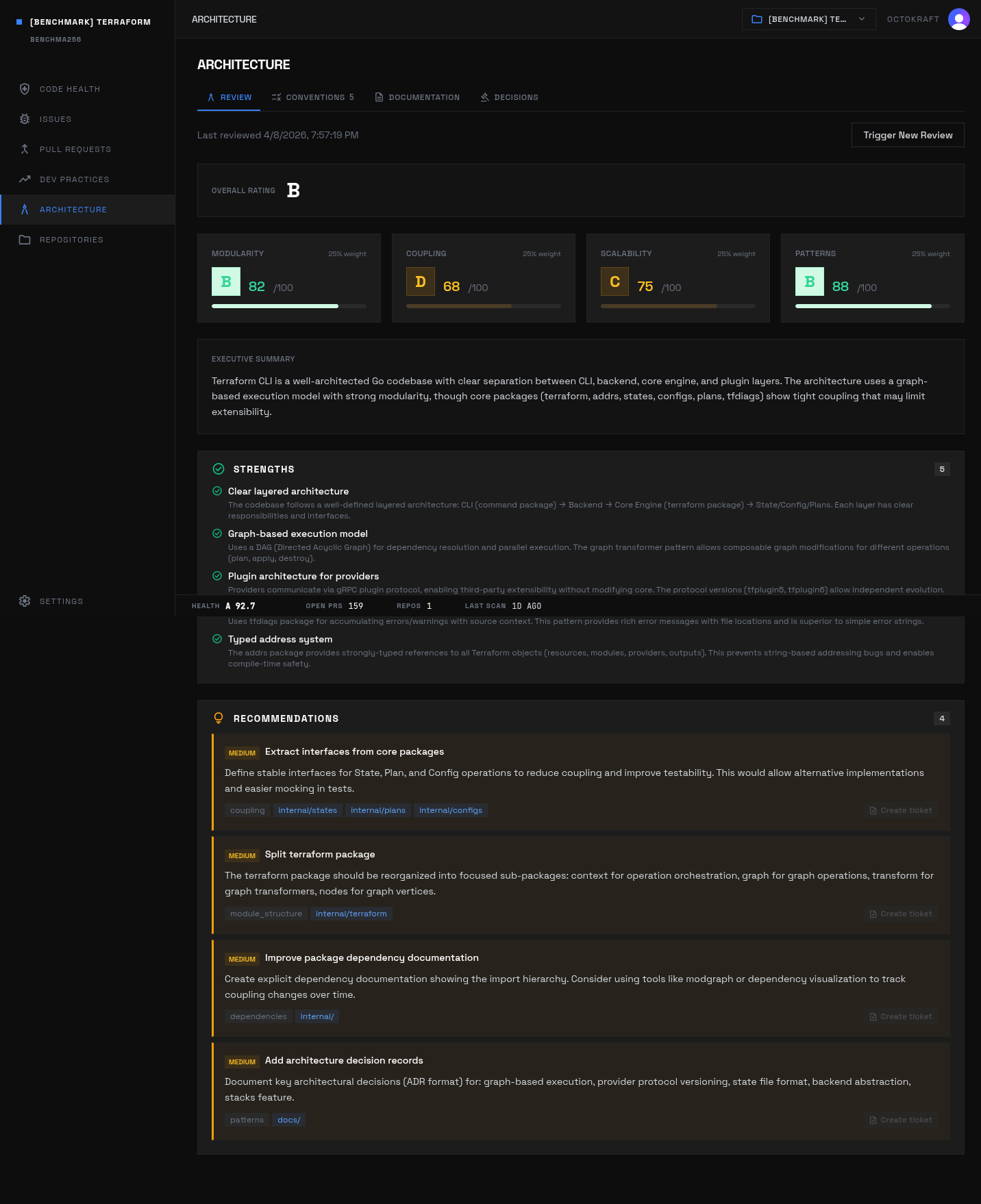 Terraform architecture review